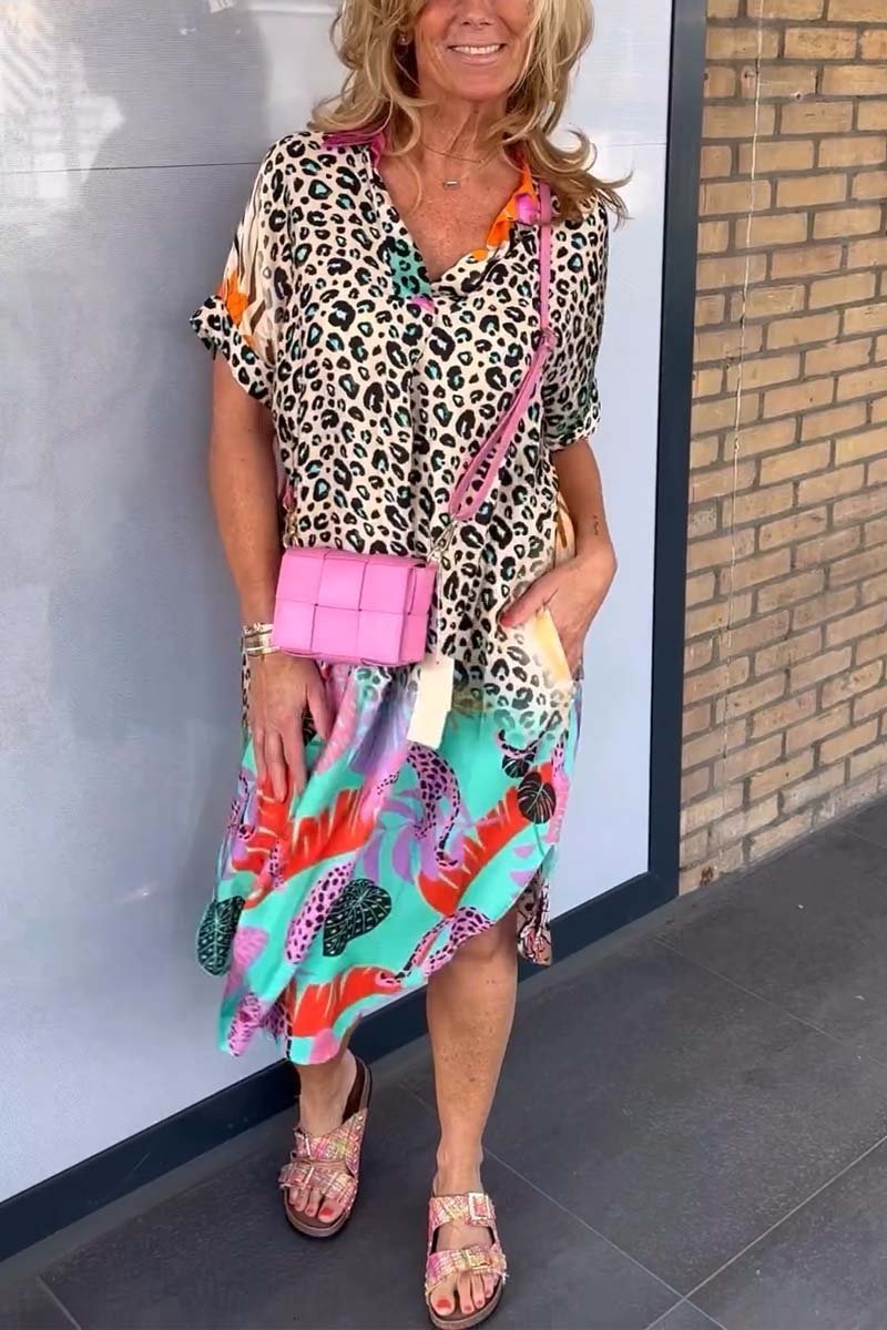 Phoebe | Leopard Print Dress